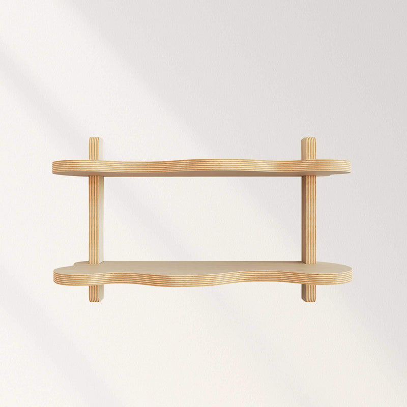 Wavy Wall Shelves DIY