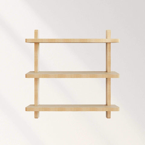 DIY Triple Wall Shelf