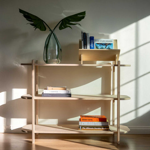 Large Triple Shelf with Books