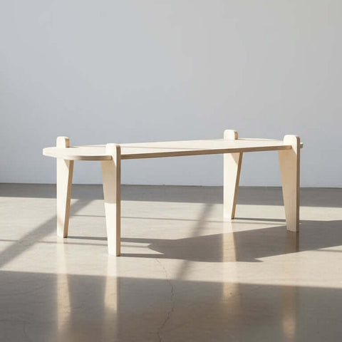 UNFNSHED rectangle coffee table in Baltic birch plywood
