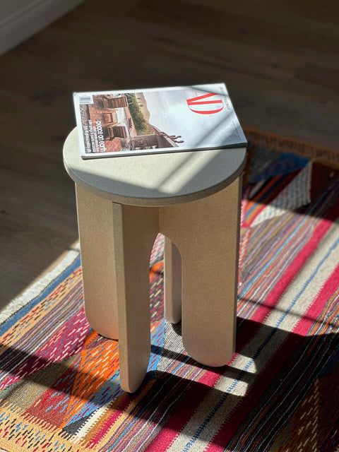 DIY Stone Side Table