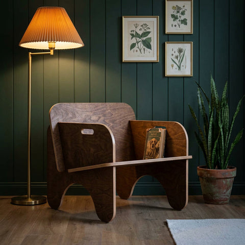 Lounge Chair Stained Walnut