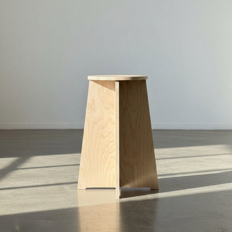 Tall Forma Stool. Sits 24 inches high. Perfect for desks, tables or stages.