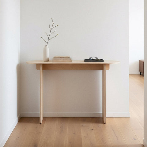 Oval Hallway Console Table