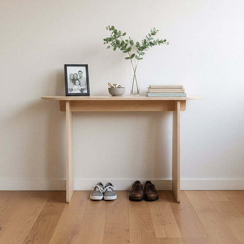 minimal console table