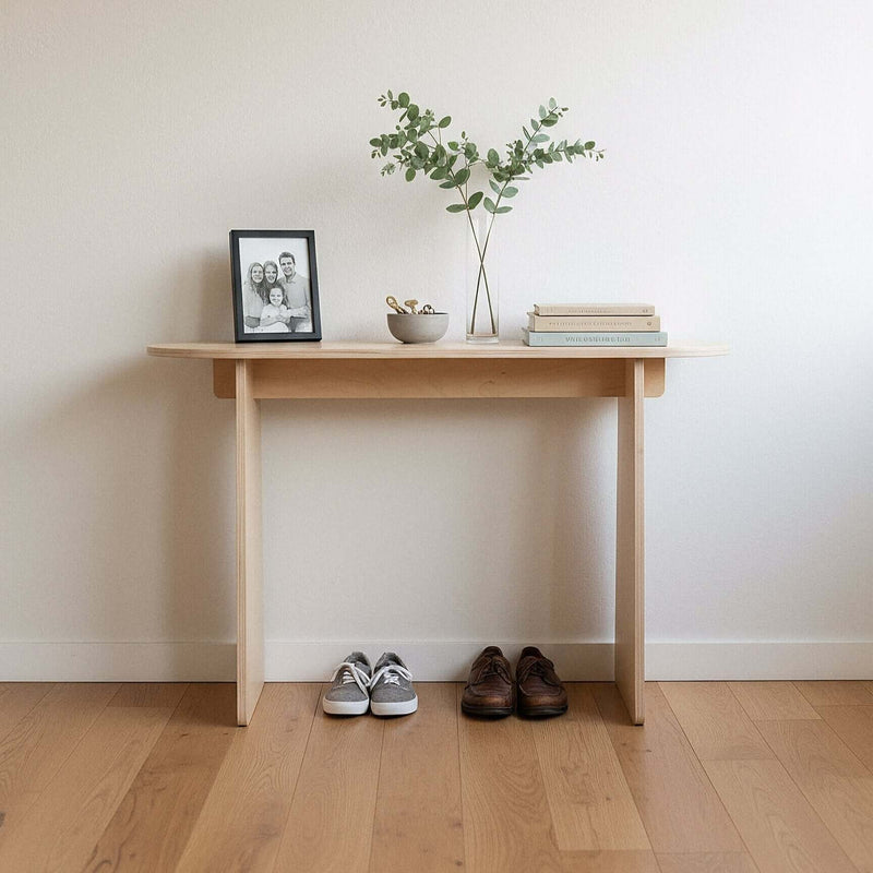 minimal console table