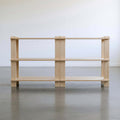 Two three-shelf Modular Shelf units joined side by side