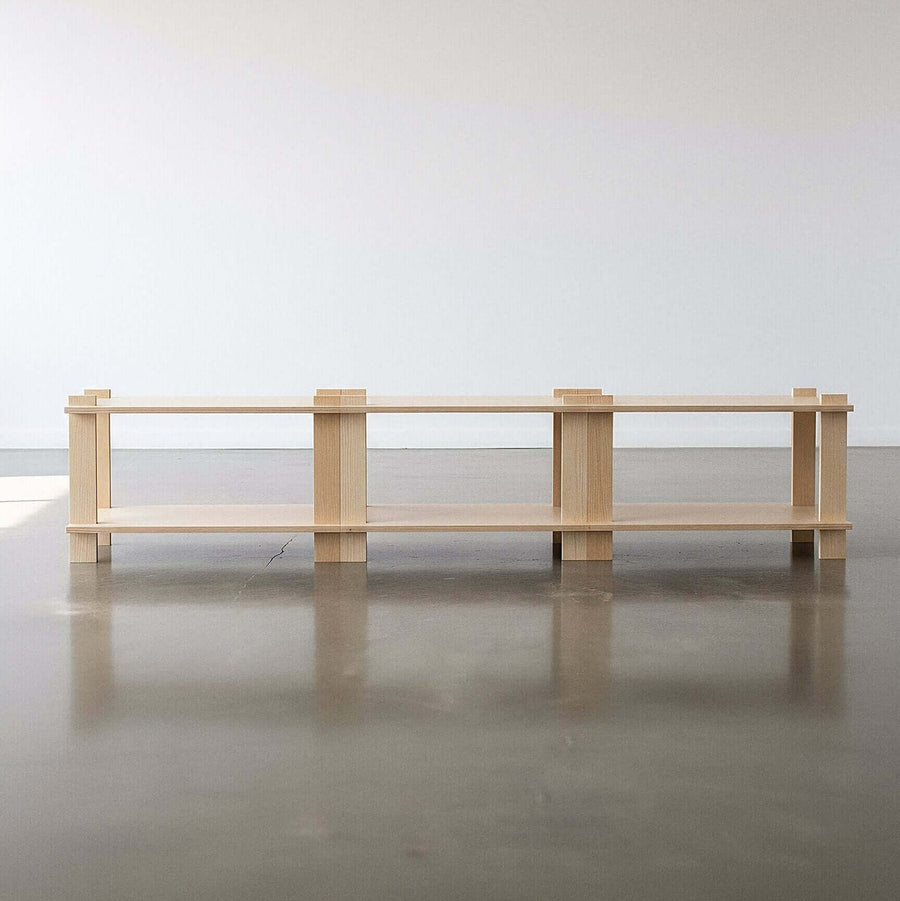Modular Shelf featuring clean lines and versatile design, made from strong furniture grade plywood.