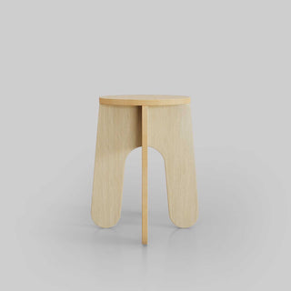 No Tool Stool with a sleek design, versatile as a sitting stool, side table, or plant stand.